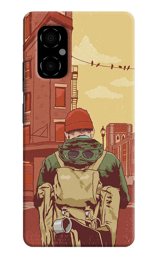Adventurous Poco M4 5G Hard Case Back Cover by Casekaro