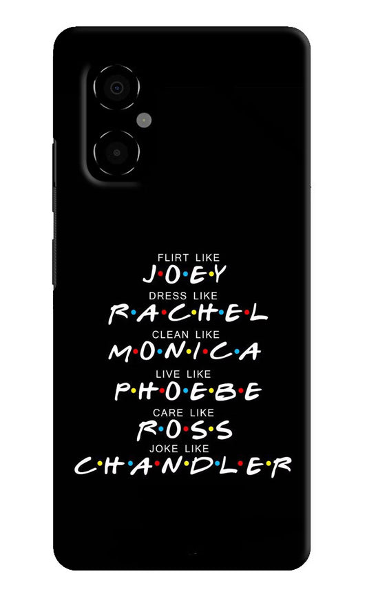 FRIENDS Character Poco M4 5G Hard Case Back Cover by Casekaro
