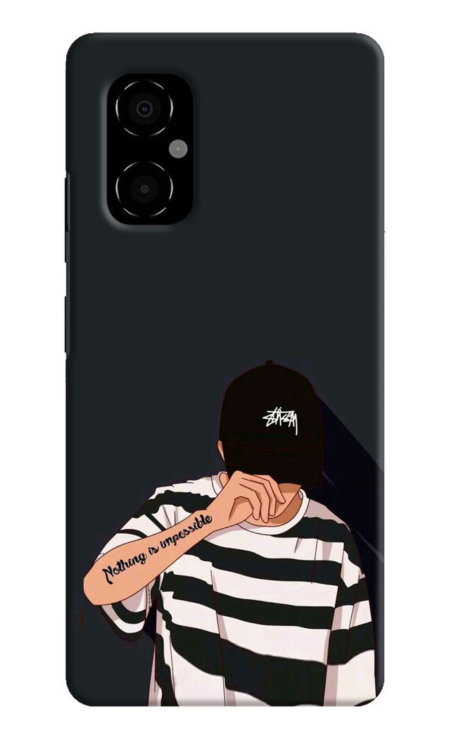 Aesthetic Boy Poco M4 5G Hard Case Back Cover by Casekaro
