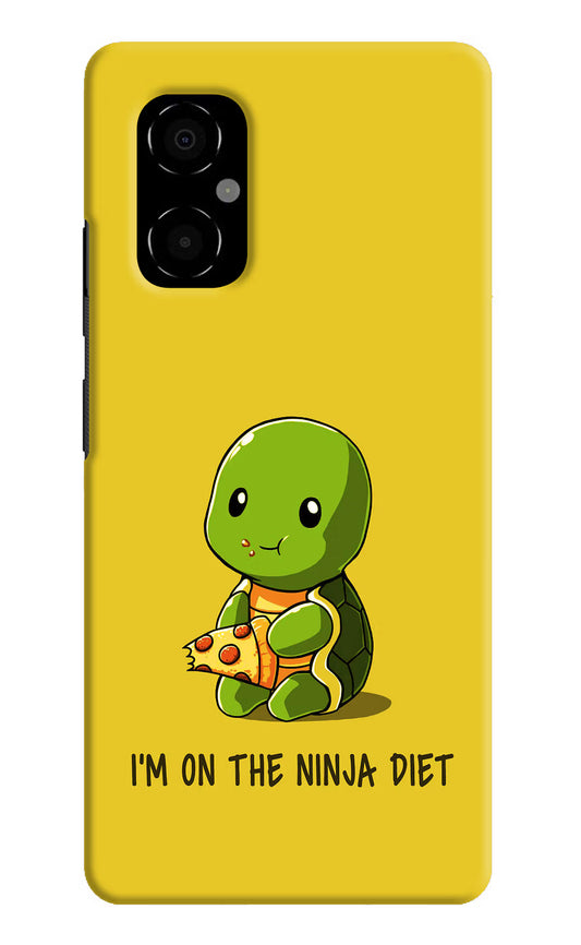 I'm on Ninja Diet Poco M4 5G Hard Case Back Cover by Casekaro
