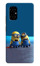 Minion Laughing Poco M4 5G Hard Case Back Cover by Casekaro