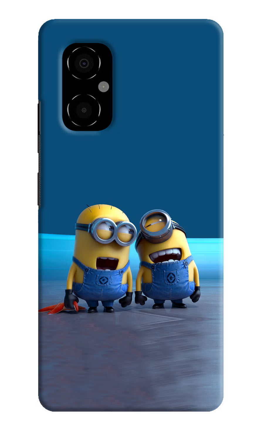 Minion Laughing Poco M4 5G Back Cover, Hard case