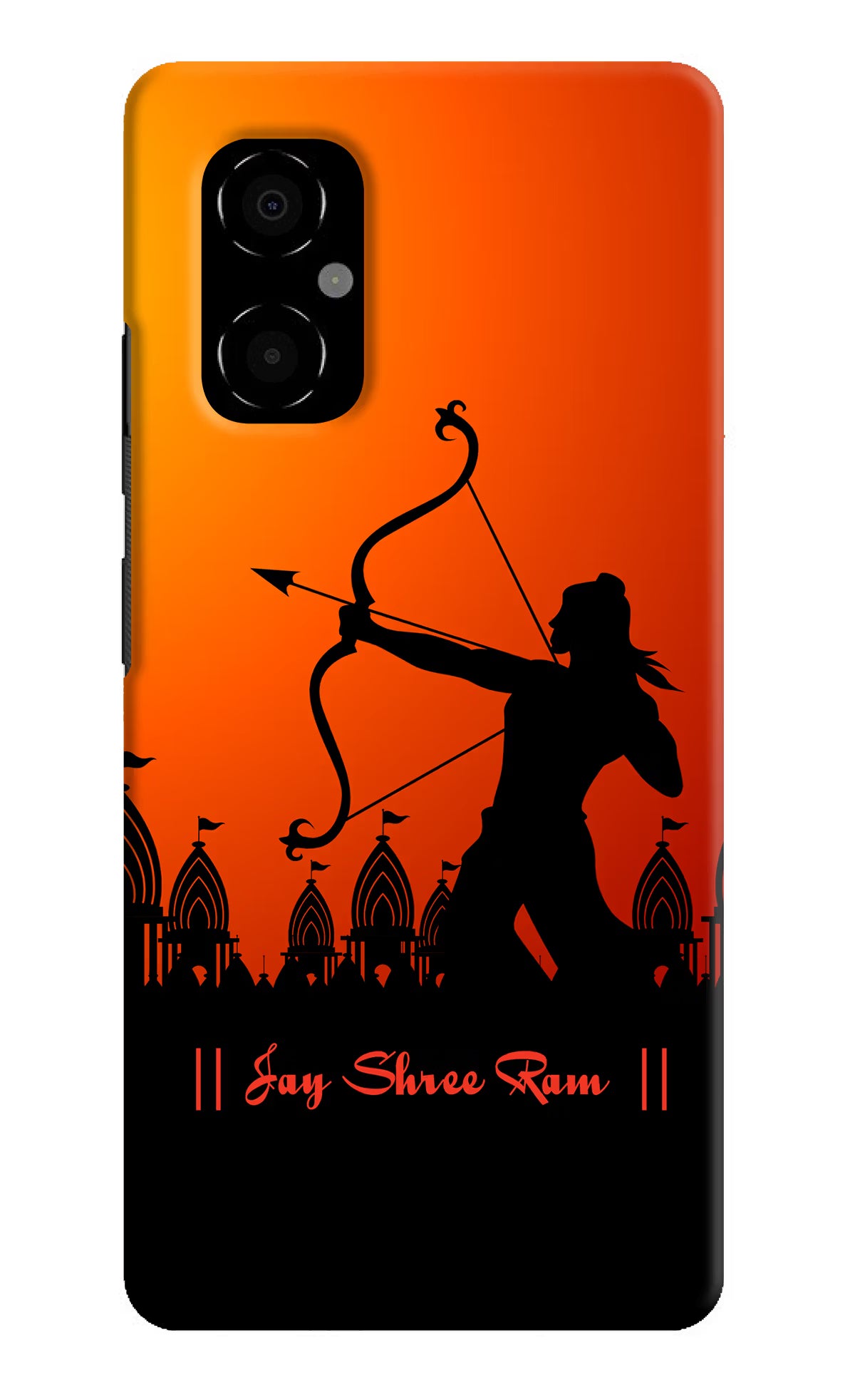 Lord Ram - 4 Poco M4 5G Hard Case Back Cover by Casekaro