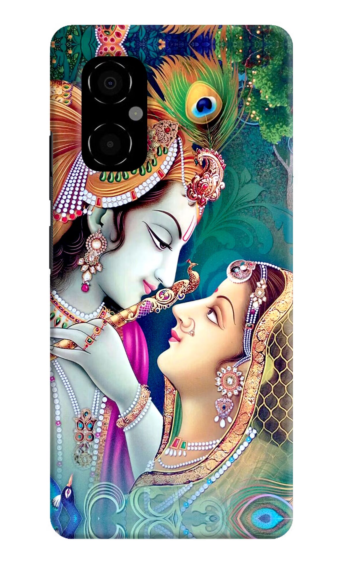 Lord Radha Krishna Poco M4 5G Hard Case Back Cover by Casekaro
