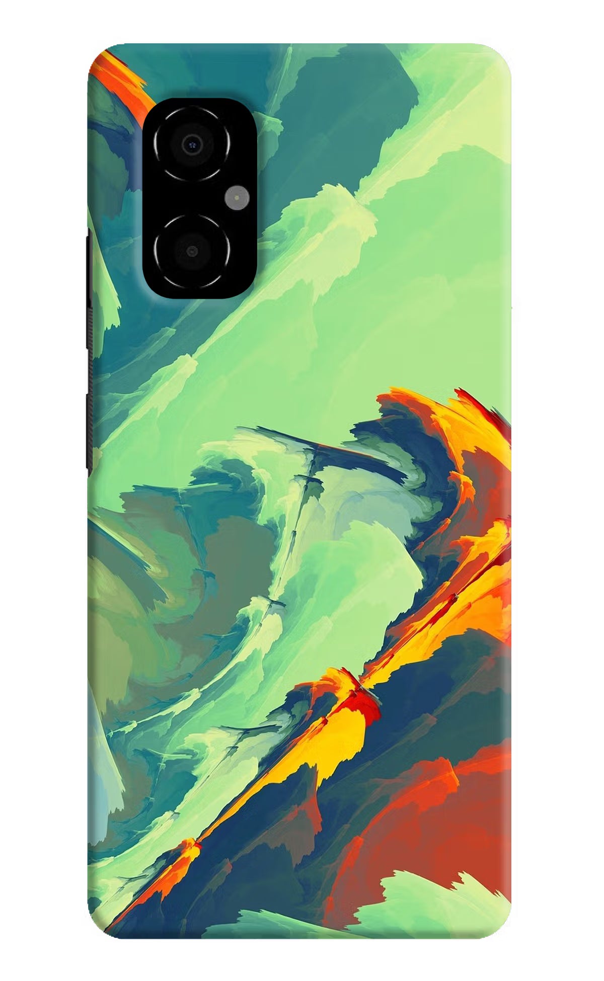 Paint Art Poco M4 5G Hard Case Back Cover by Casekaro