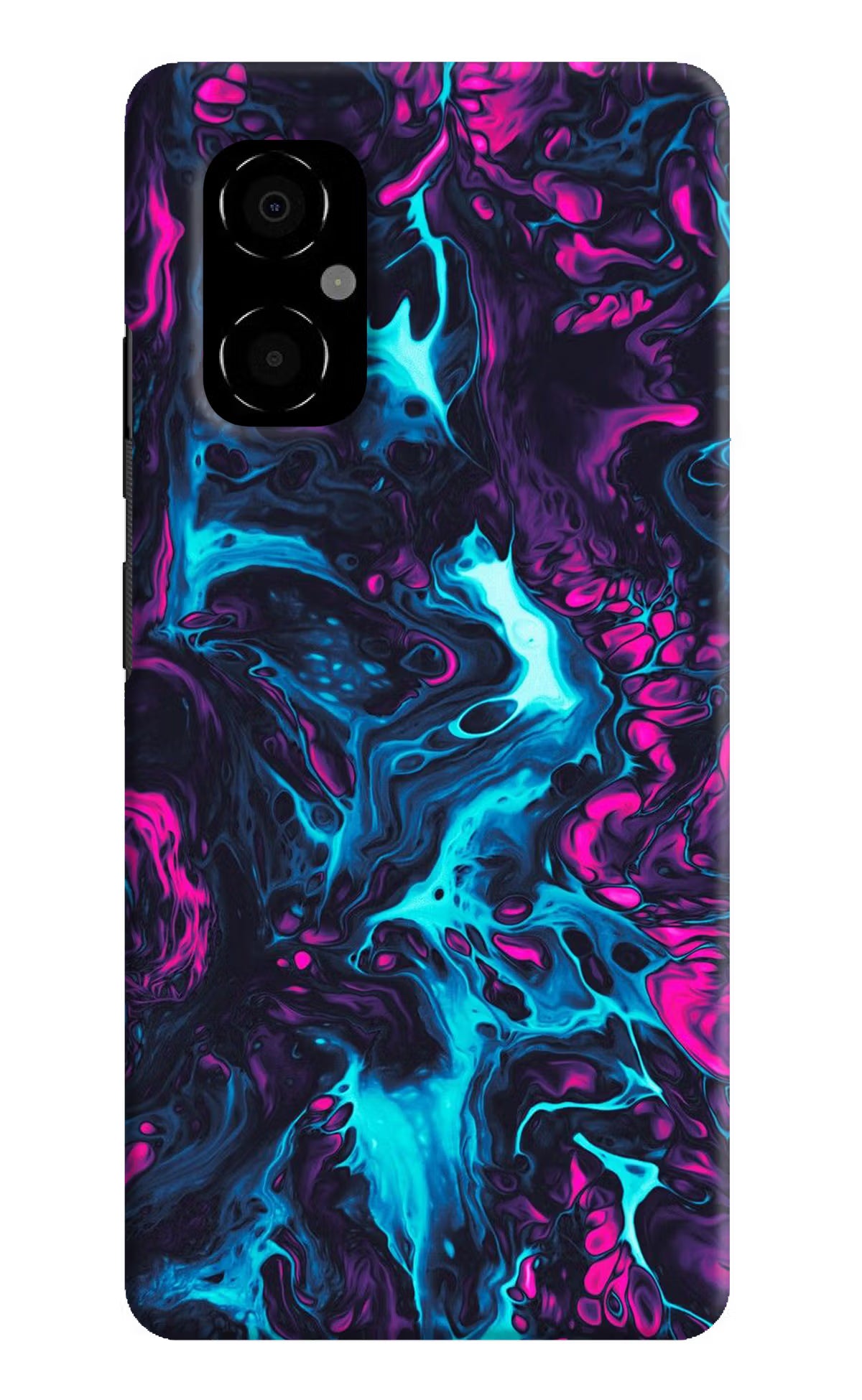 Abstract Poco M4 5G Hard Case Back Cover by Casekaro
