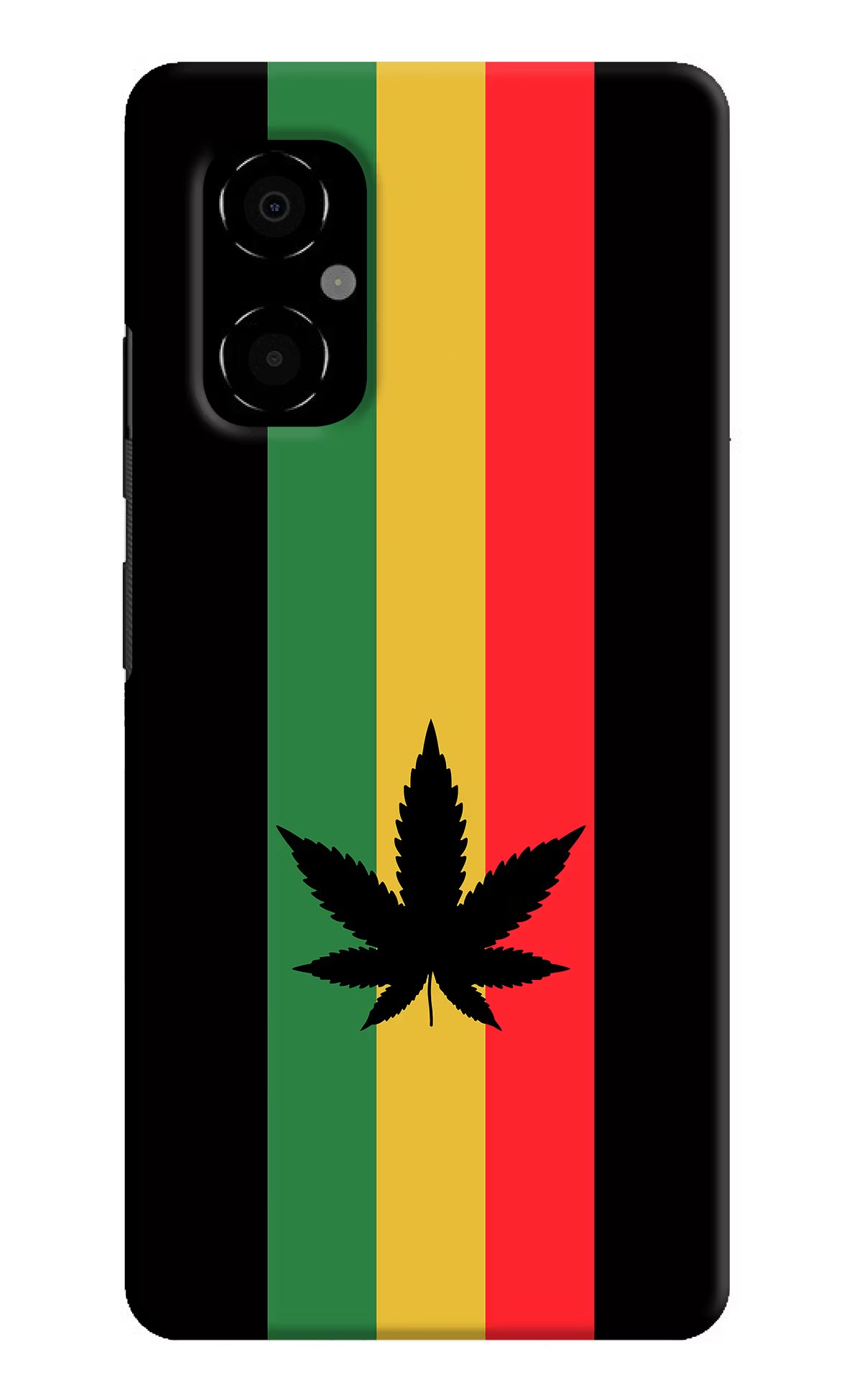 Weed Flag Poco M4 5G Hard Case Back Cover by Casekaro