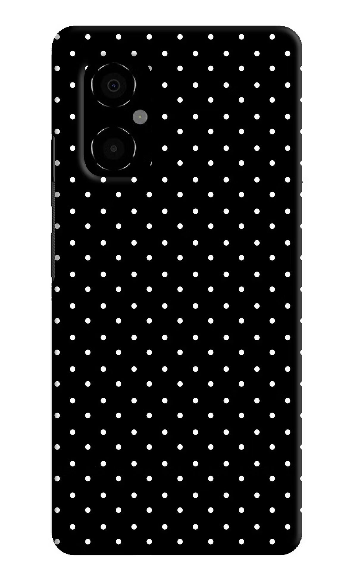 White Dots Poco M4 5G Hard Case Back Cover by Casekaro