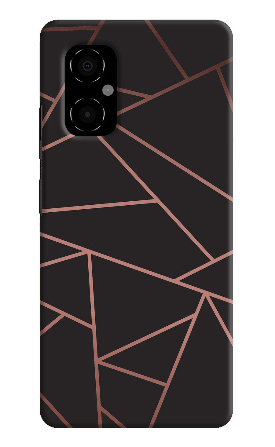 Geometric Pattern Poco M4 5G Back Cover, Hard case