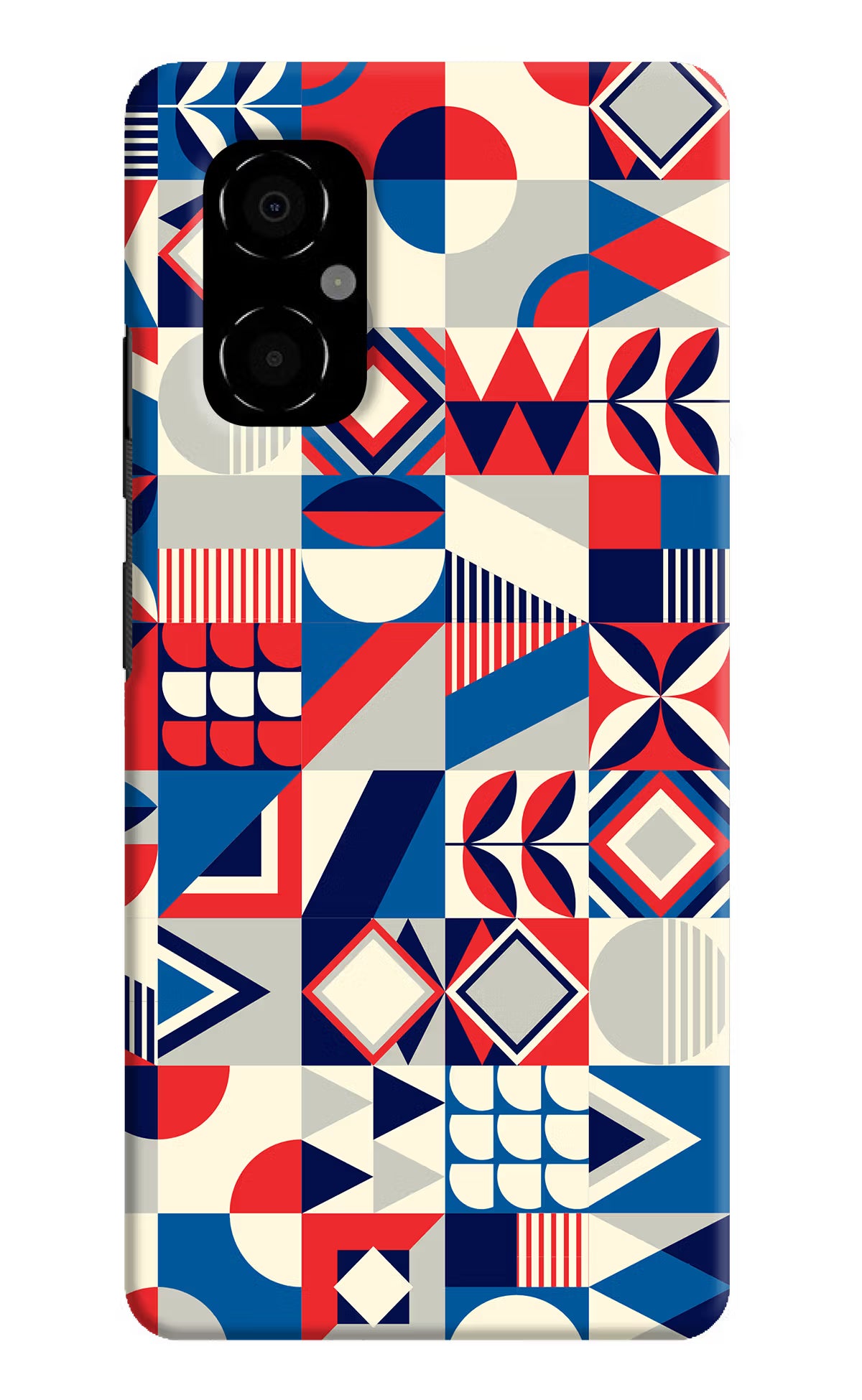 Colorful Pattern Poco M4 5G Hard Case Back Cover by Casekaro