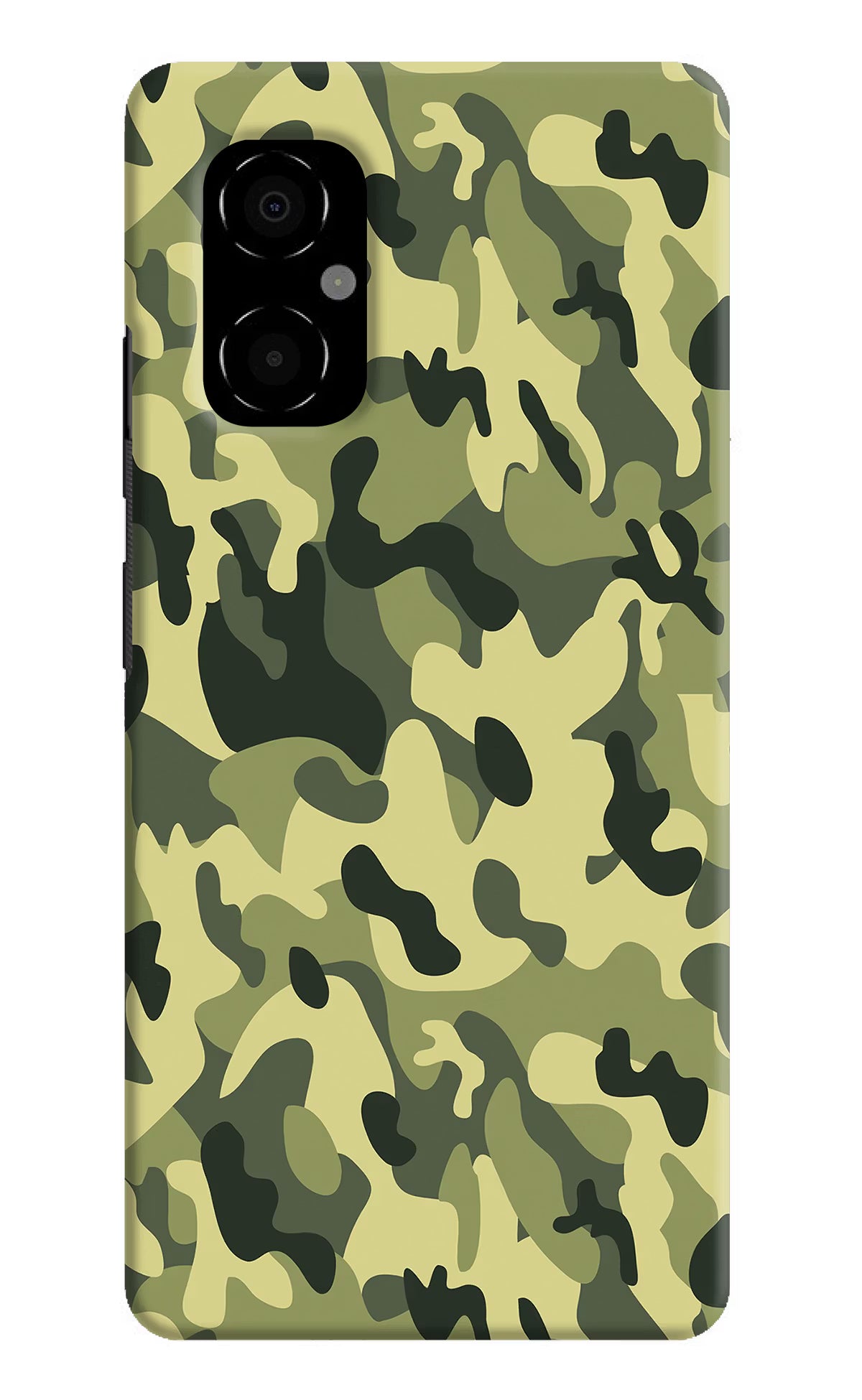 Camouflage Poco M4 5G Hard Case Back Cover by Casekaro