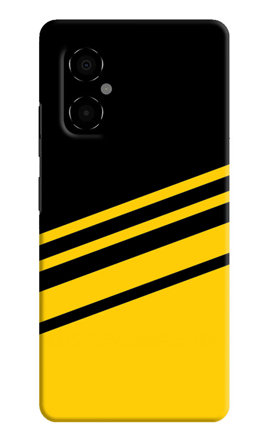 Yellow Shades Poco M4 5G Back Cover, Hard case