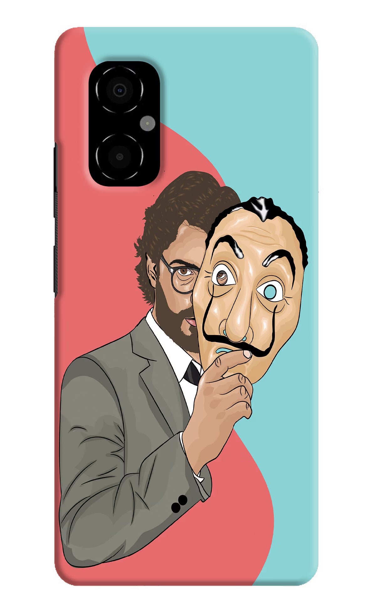 Professor Poco M4 5G Hard Case Back Cover by Casekaro