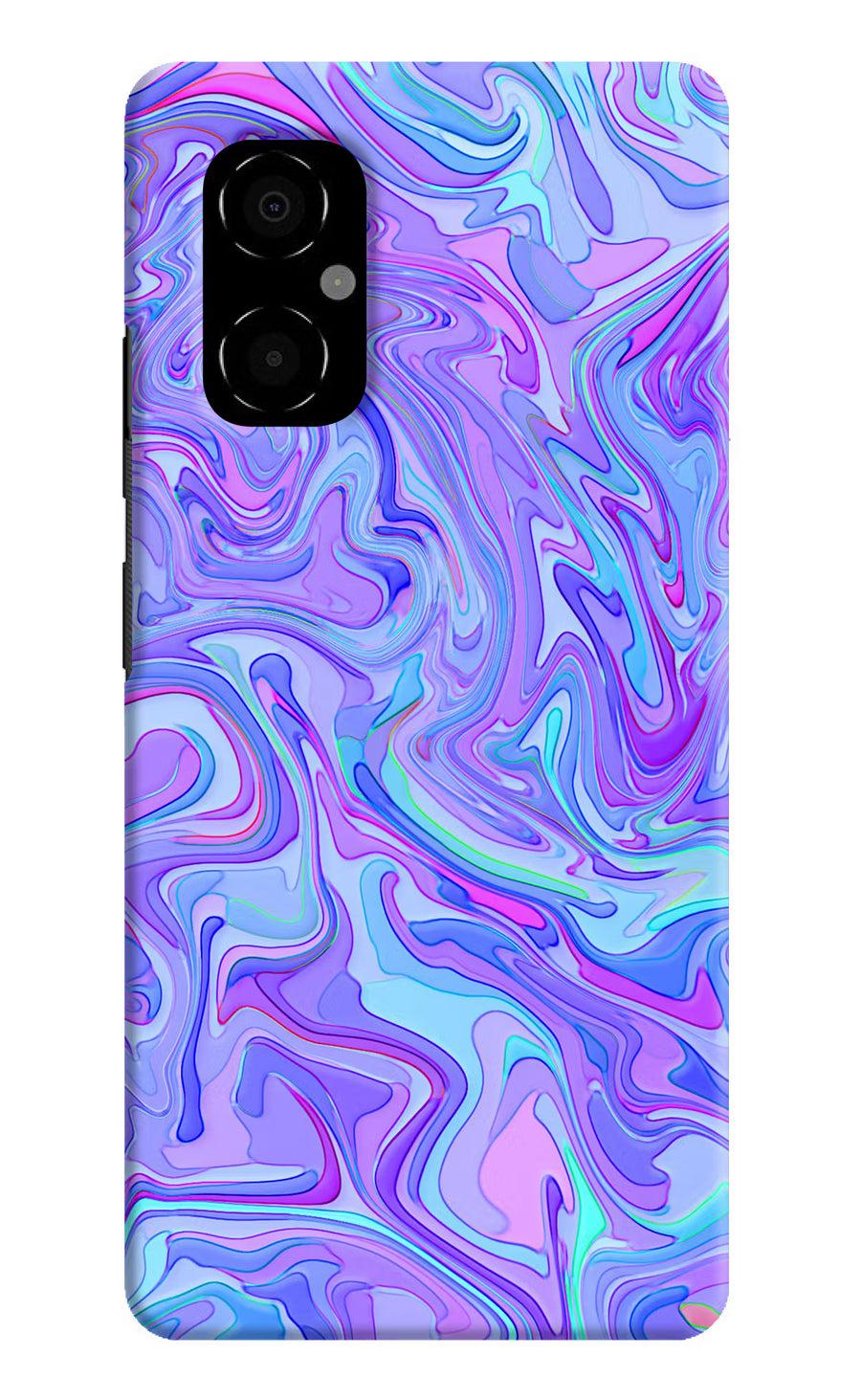 Glitter Poco M4 5G Back Cover, Hard case