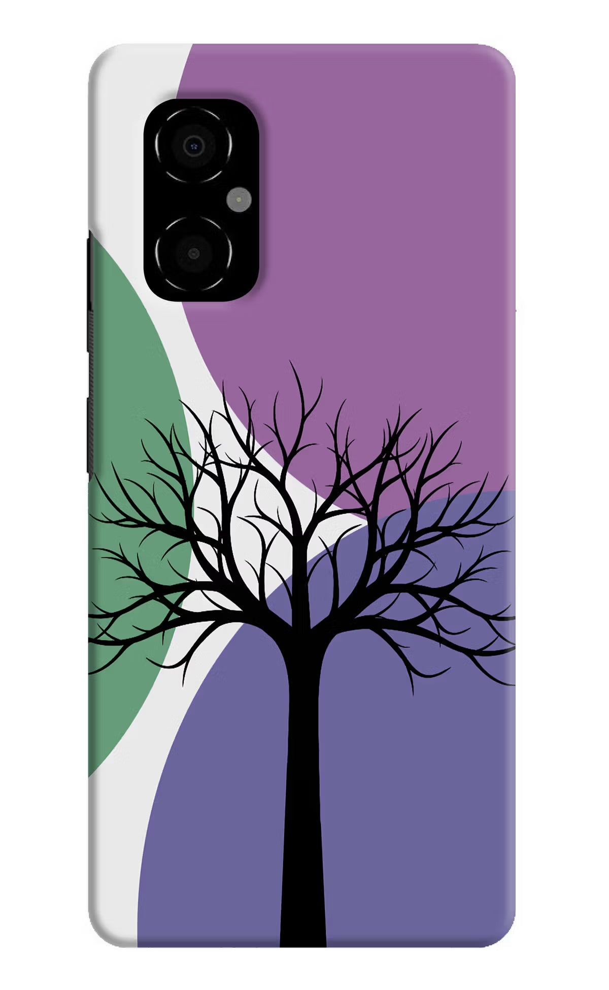 Tree Art Poco M4 5G Hard Case Back Cover by Casekaro