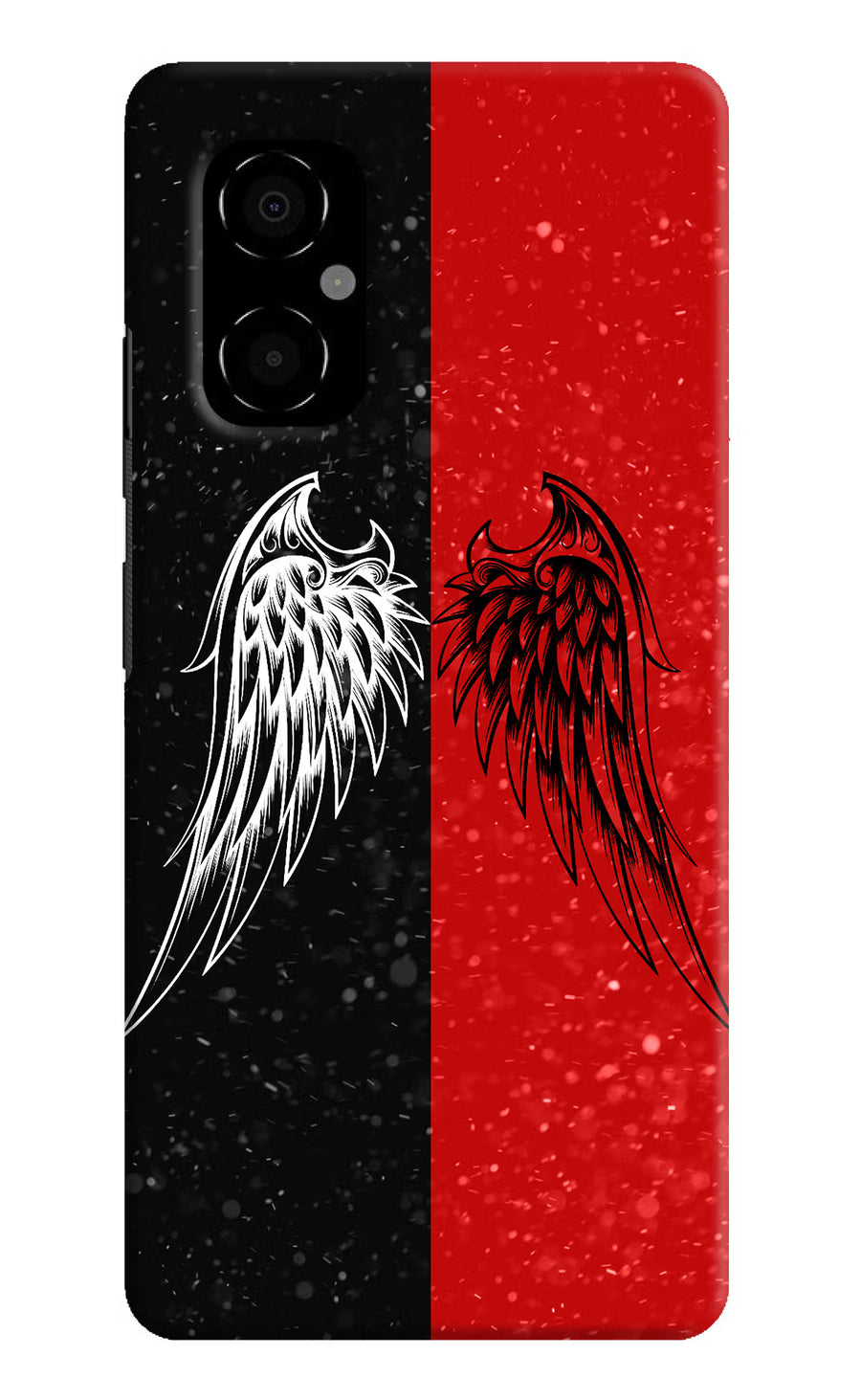 Wings Poco M4 5G Back Cover, Hard case