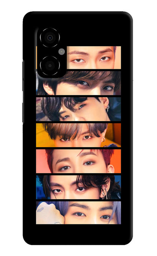 BTS Eyes Poco M4 5G Hard Case Back Cover by Casekaro