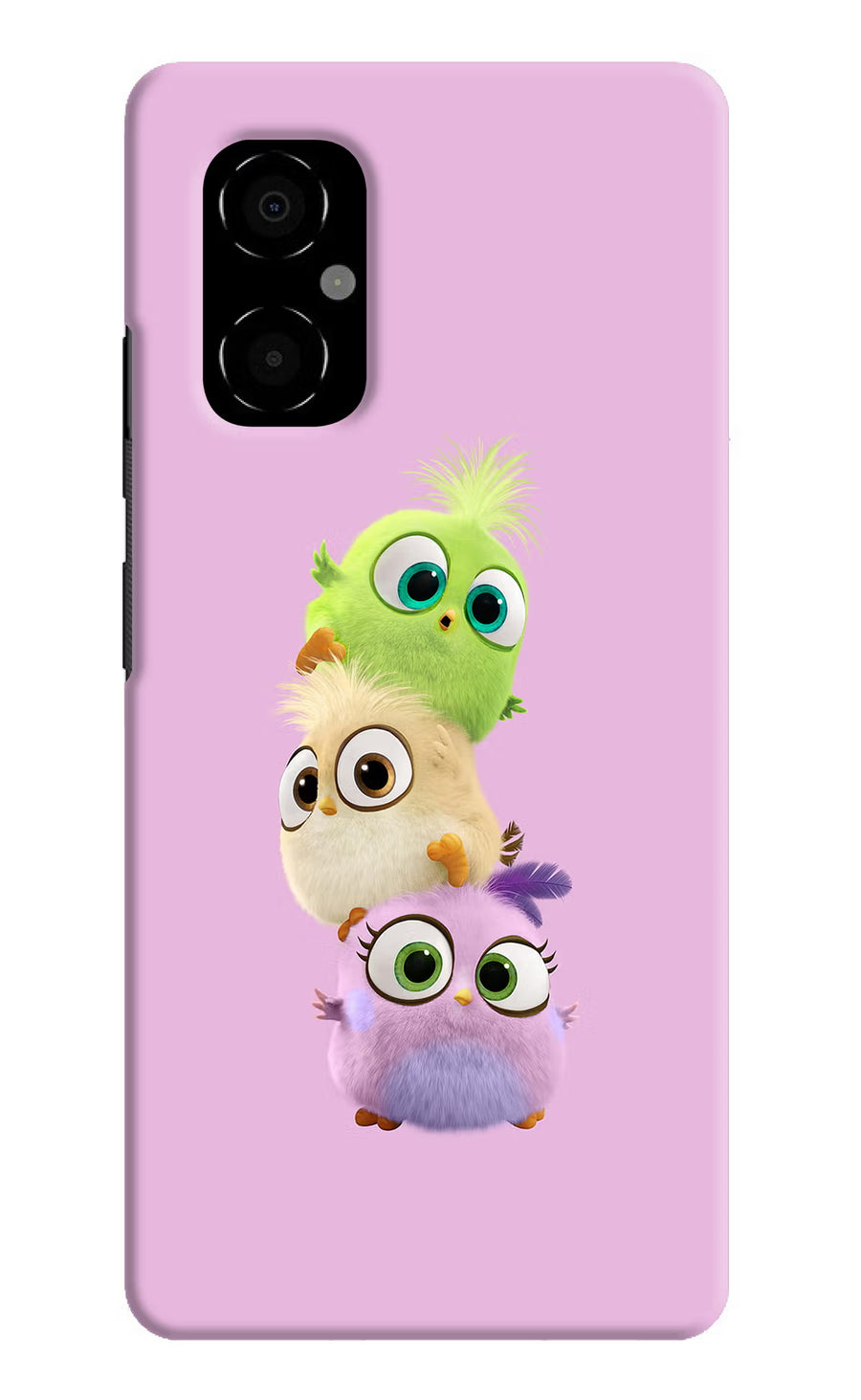 Cute Little Birds Poco M4 5G Back Cover, Hard case