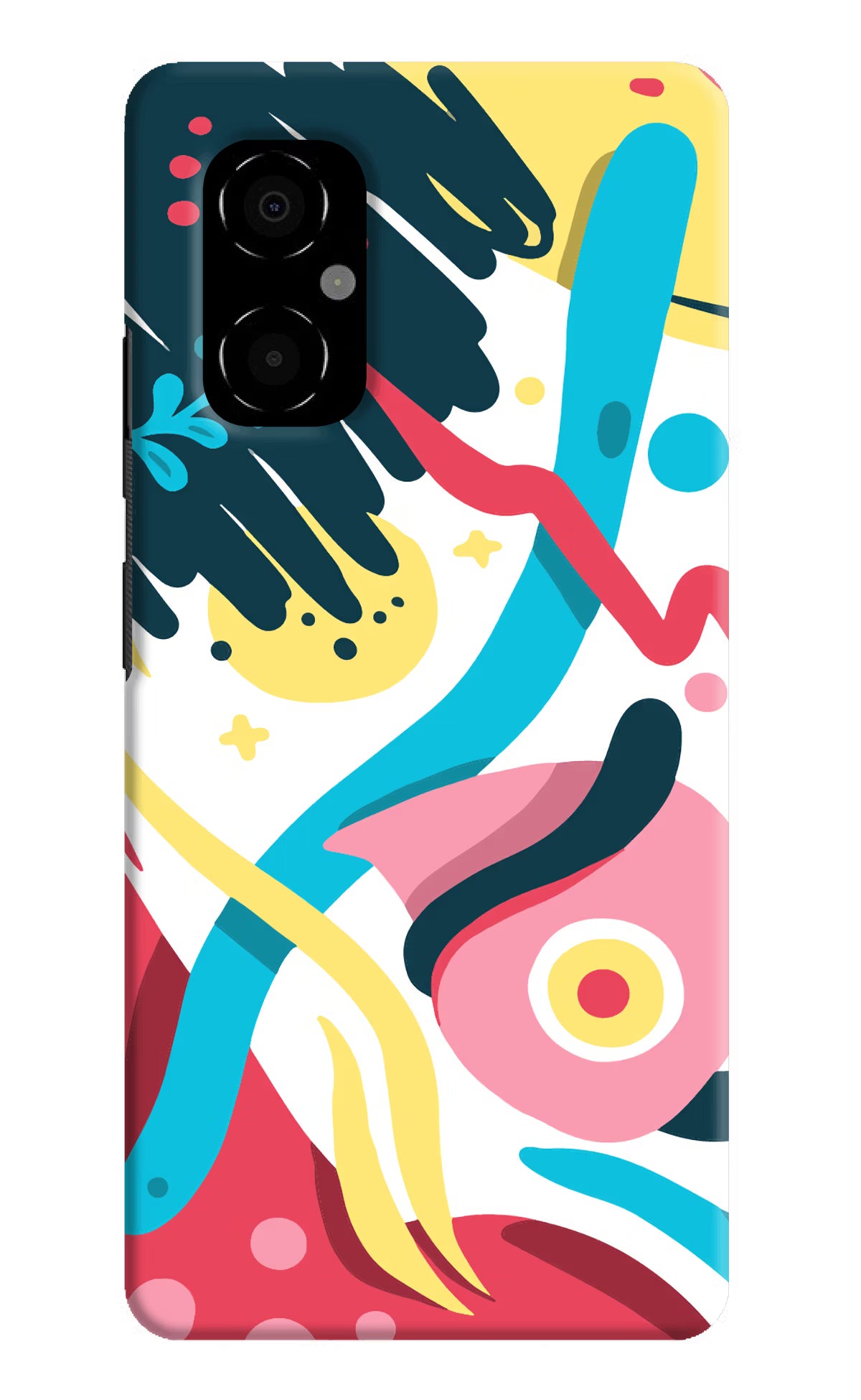 Trippy Poco M4 5G Hard Case Back Cover by Casekaro
