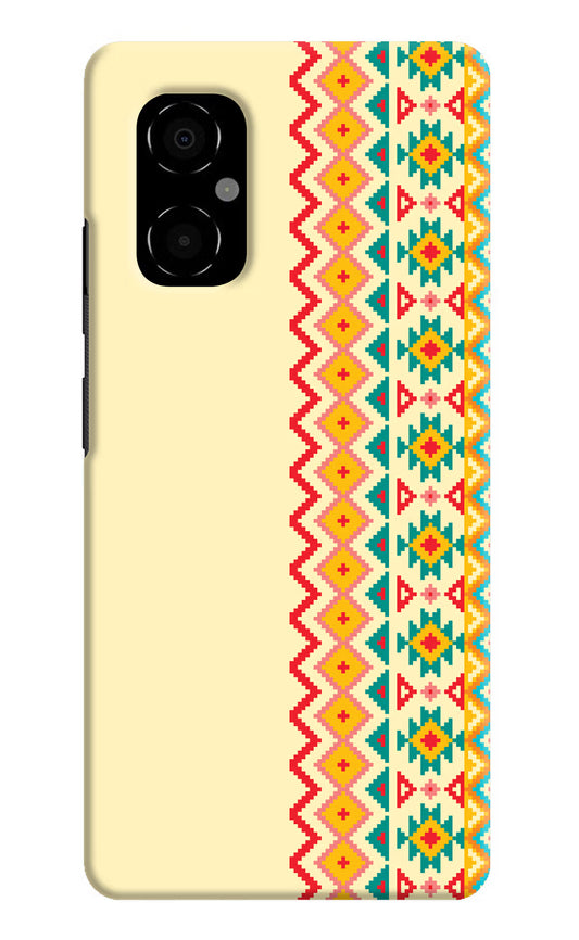 Ethnic Seamless Poco M4 5G Hard Case Back Cover by Casekaro