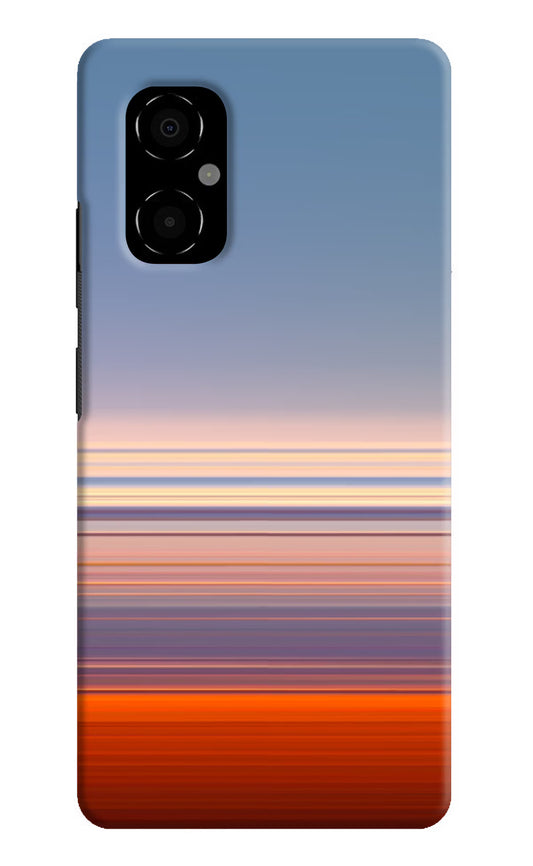 Morning Colors Poco M4 5G Hard Case Back Cover by Casekaro