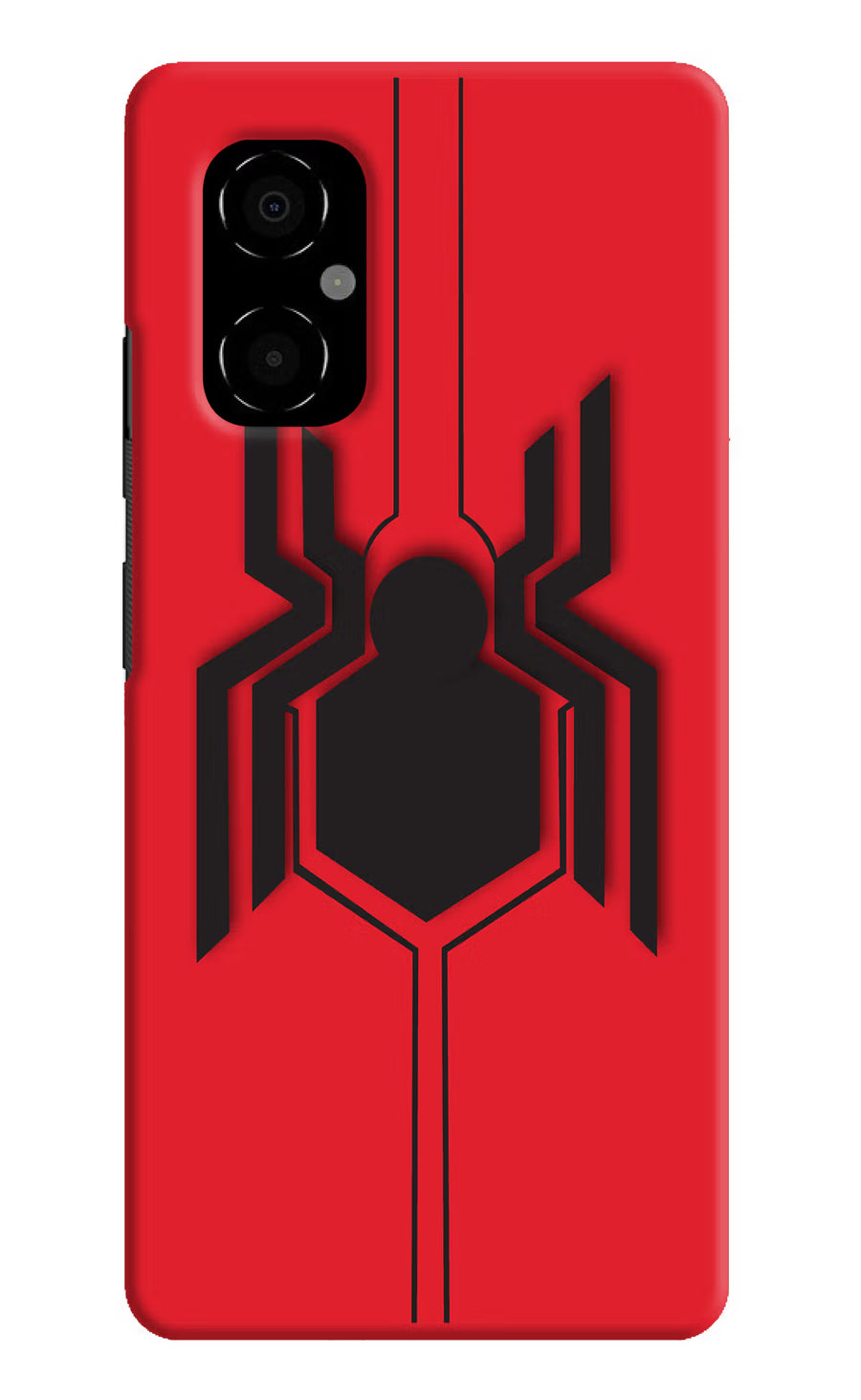 Spider Poco M4 5G Back Cover, Hard case