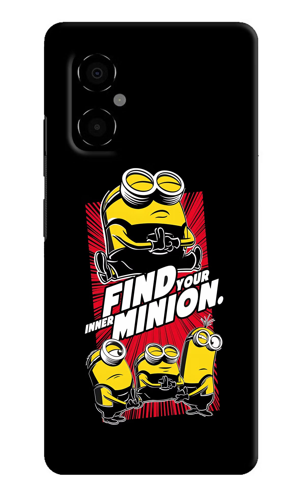 Find your inner Minion Poco M4 5G Hard Case Back Cover by Casekaro