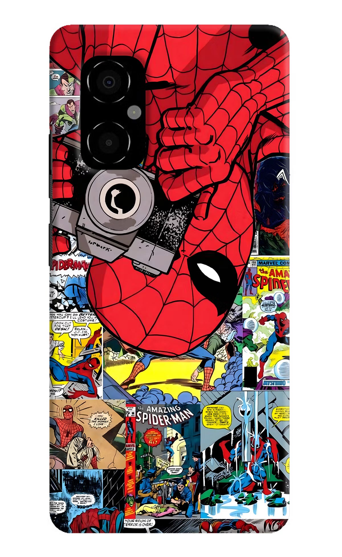 Spider Man Poco M4 5G Hard Case Back Cover by Casekaro