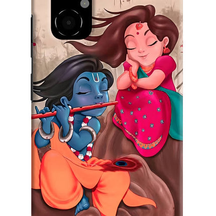 Radhe Krishna Poco M4 5G Hard Case Back Cover by Casekaro
