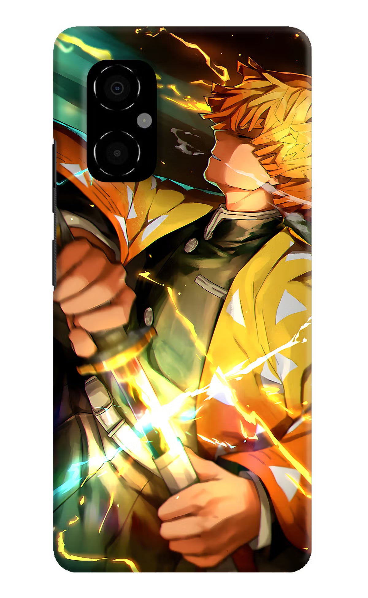 Demon Slayer Poco M4 5G Hard Case Back Cover by Casekaro
