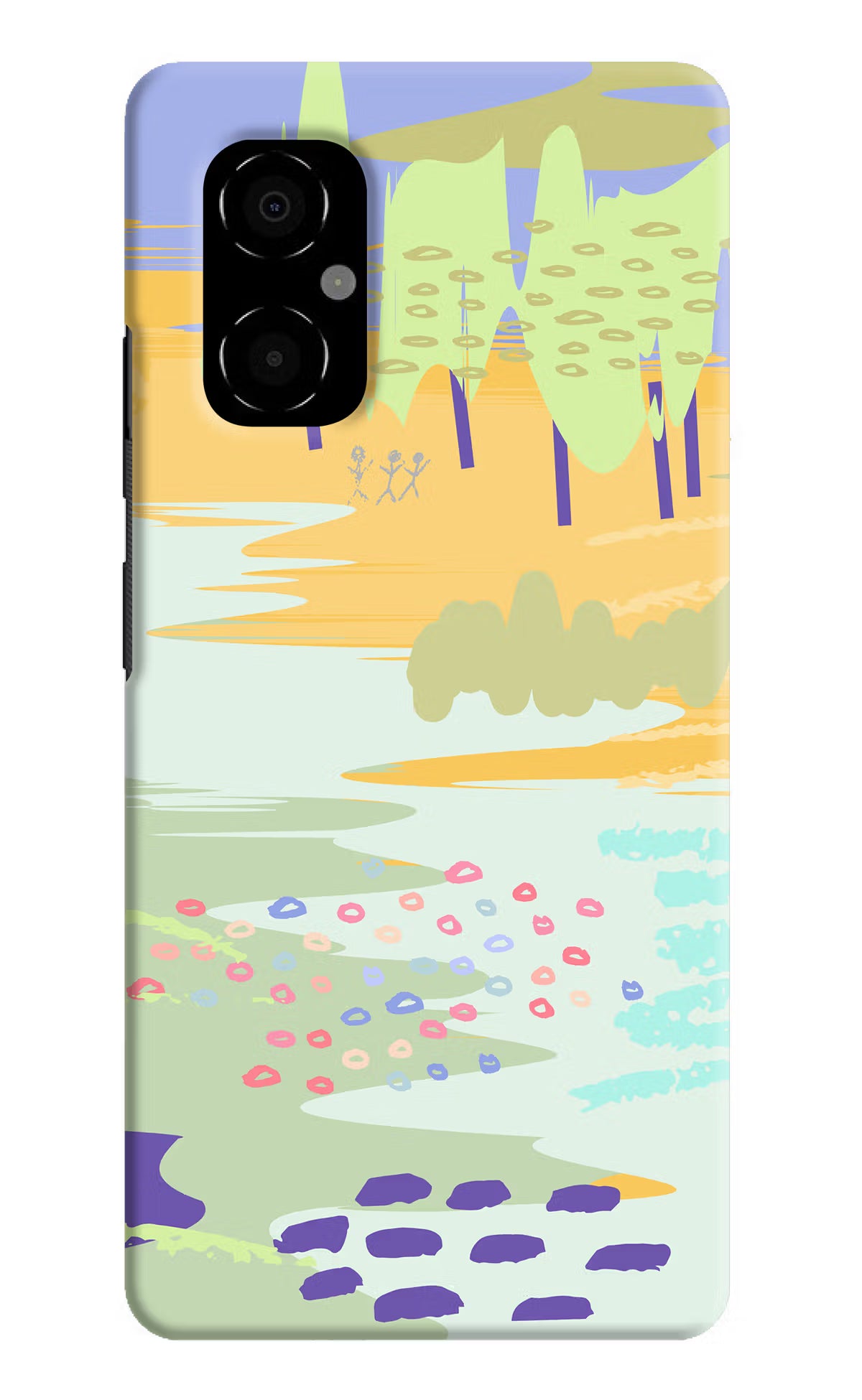 Scenery Poco M4 5G Hard Case Back Cover by Casekaro