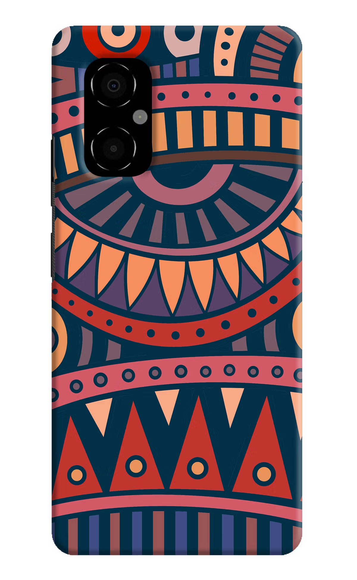 African Culture Design Poco M4 5G Hard Case Back Cover by Casekaro