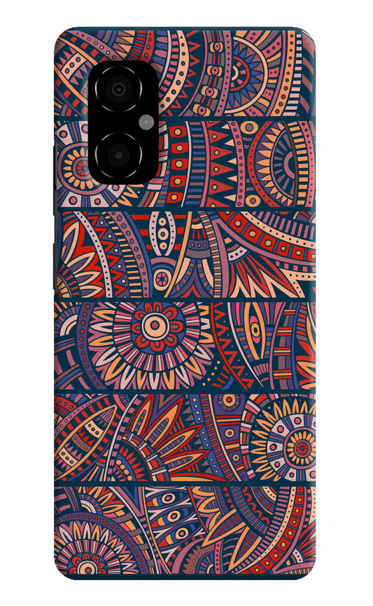 African Culture Design Poco M4 5G Hard Case Back Cover by Casekaro