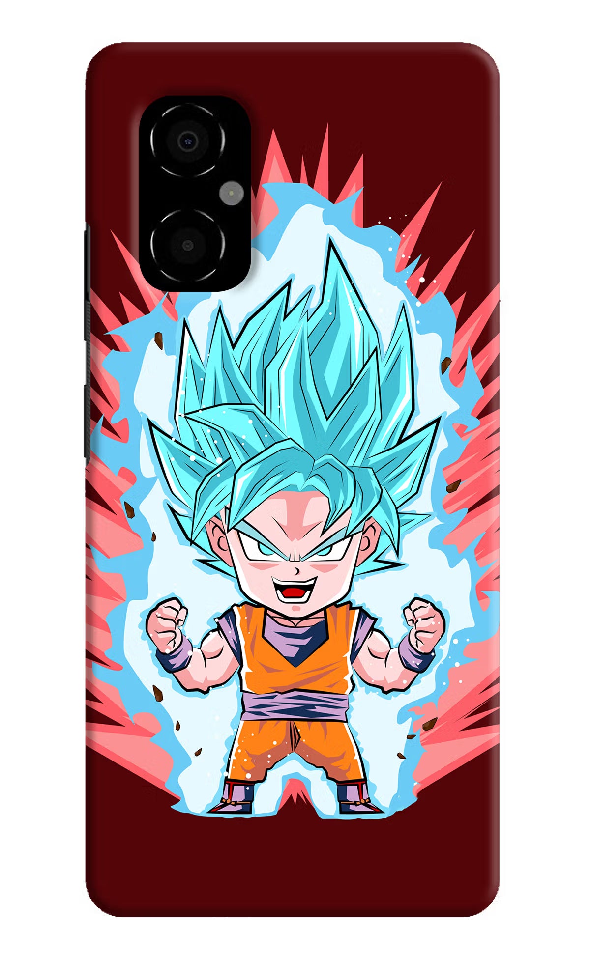 Goku Little Poco M4 5G Hard Case Back Cover by Casekaro