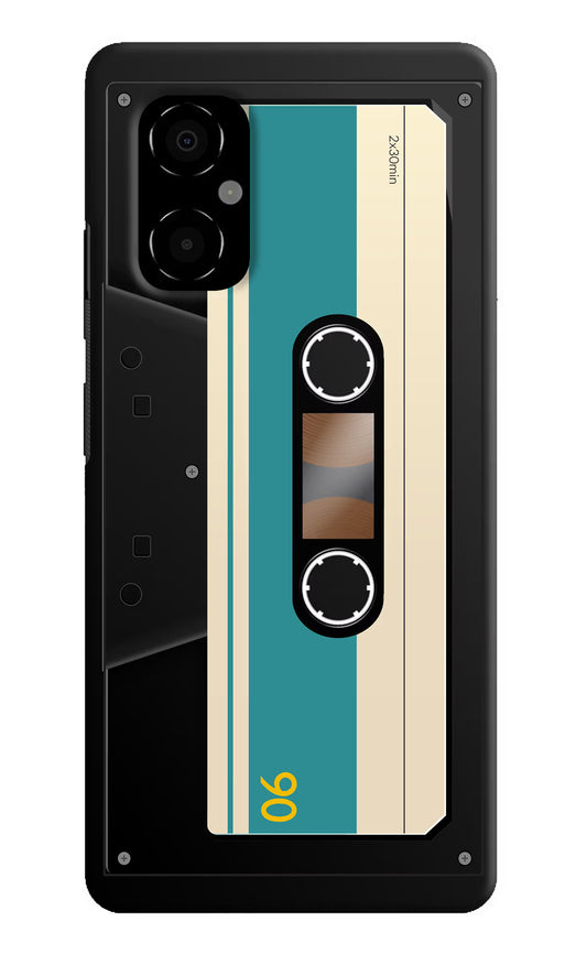Cassette Poco M4 5G Hard Case Back Cover by Casekaro