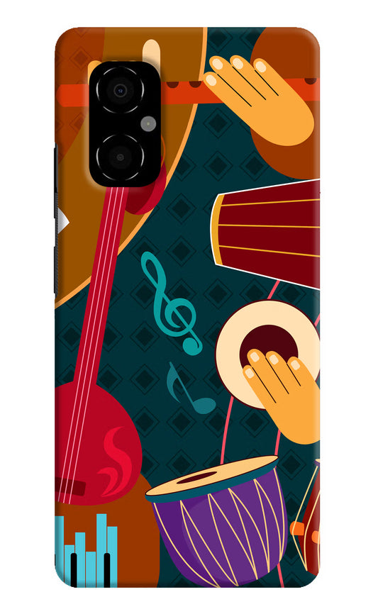 Music Instrument Poco M4 5G Hard Case Back Cover by Casekaro