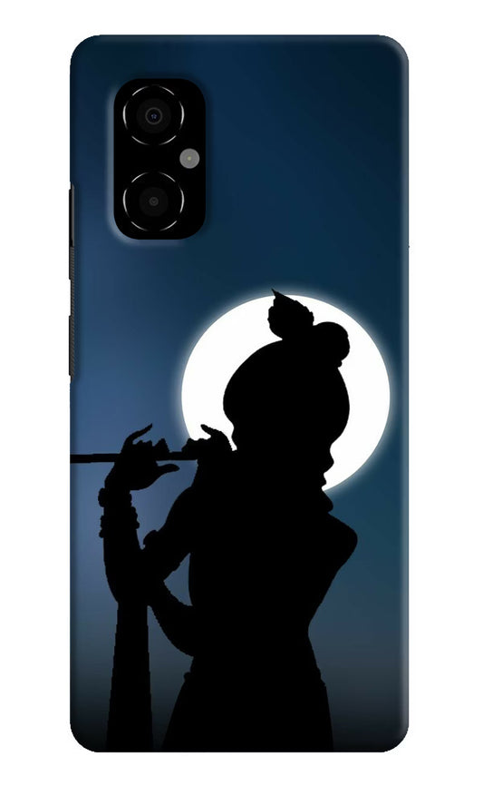 Shri Krishna Silhouette Poco M4 5G Hard Case Back Cover by Casekaro