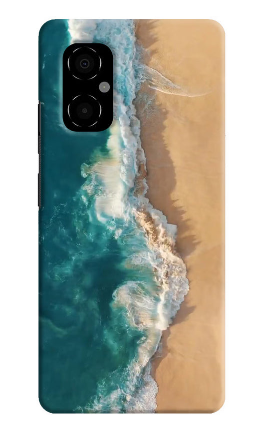 Ocean Beach Poco M4 5G Hard Case Back Cover by Casekaro