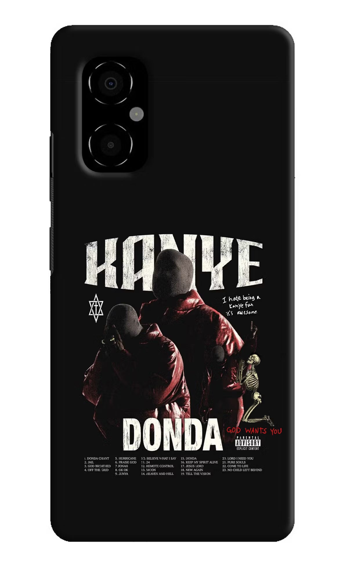 Donda Kanye West Poco M4 5G Hard Case Back Cover by Casekaro