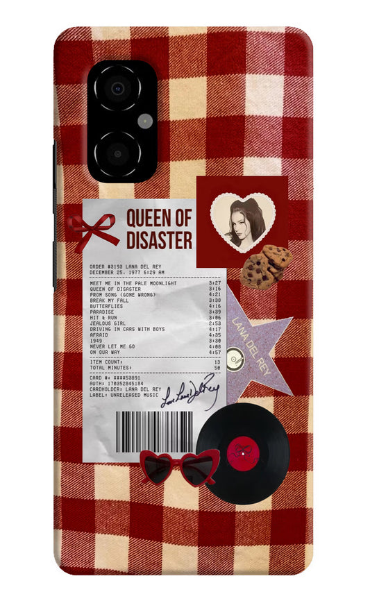 Queen of Disaster Poco M4 5G Hard Case Back Cover by Casekaro
