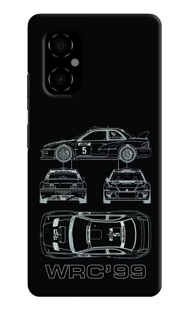 WRC'99 Poco M4 5G Hard Case Back Cover by Casekaro