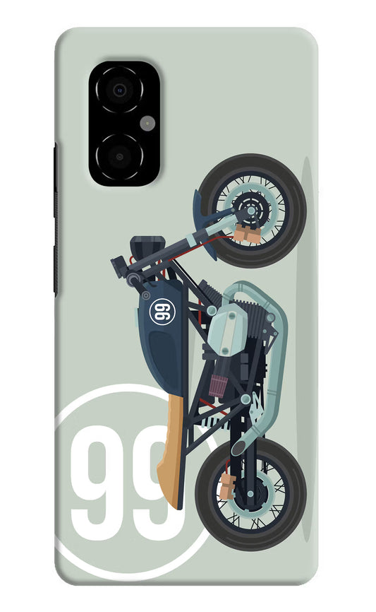Classic Cafe Racer 99 Poco M4 5G Hard Case Back Cover by Casekaro