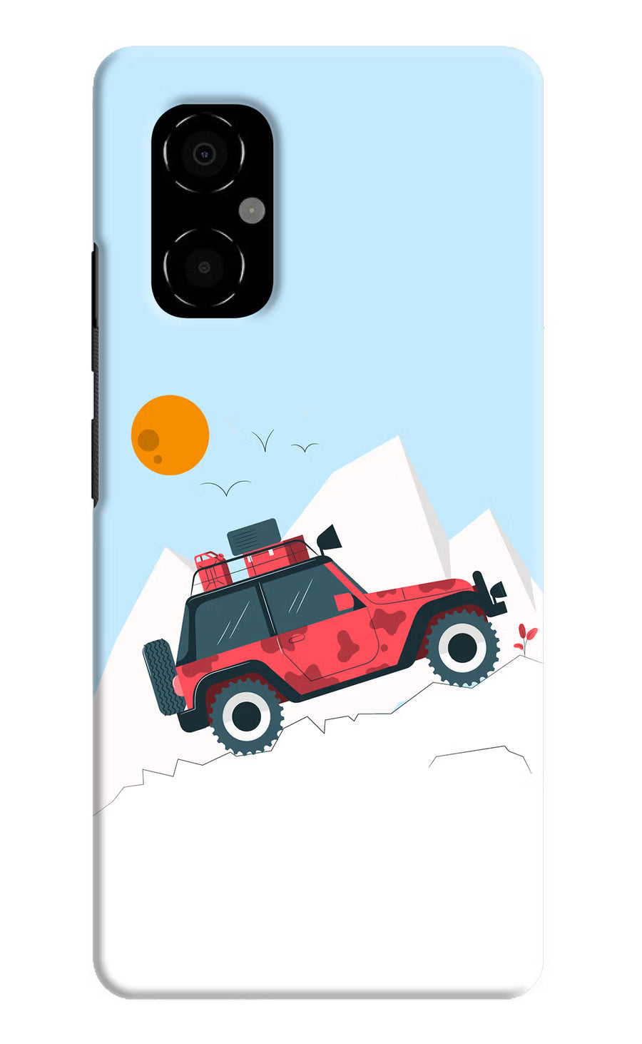 Mountain Trail Beast Poco M4 5G Back Cover, Hard case