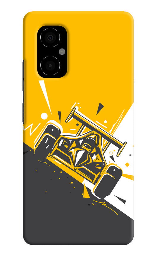 Track King Poco M4 5G Hard Case Back Cover by Casekaro