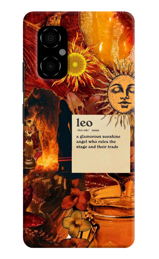 Leo Zodiac Poco M4 5G Hard Case Back Cover by Casekaro
