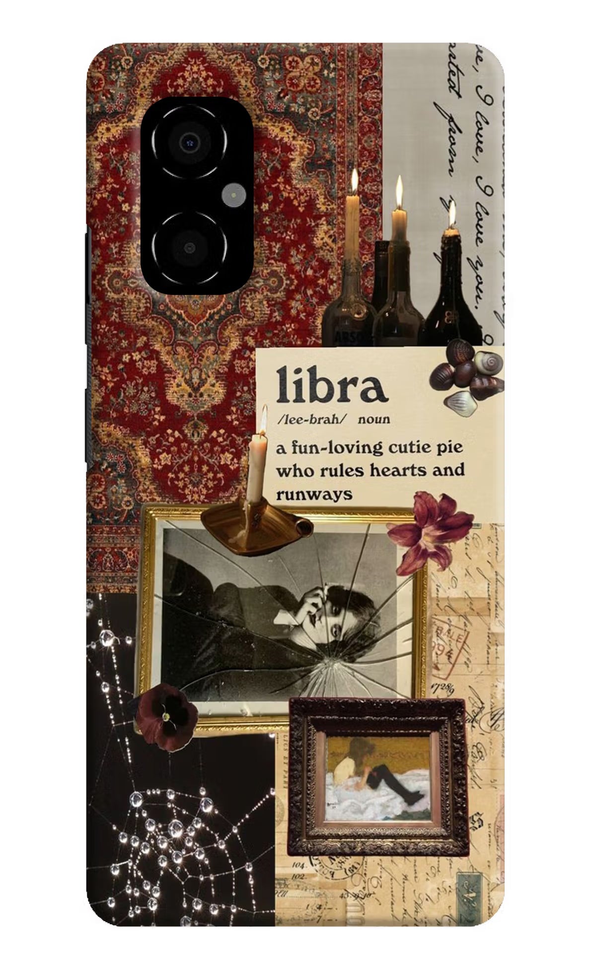 Libra Zodiac Poco M4 5G Hard Case Back Cover by Casekaro