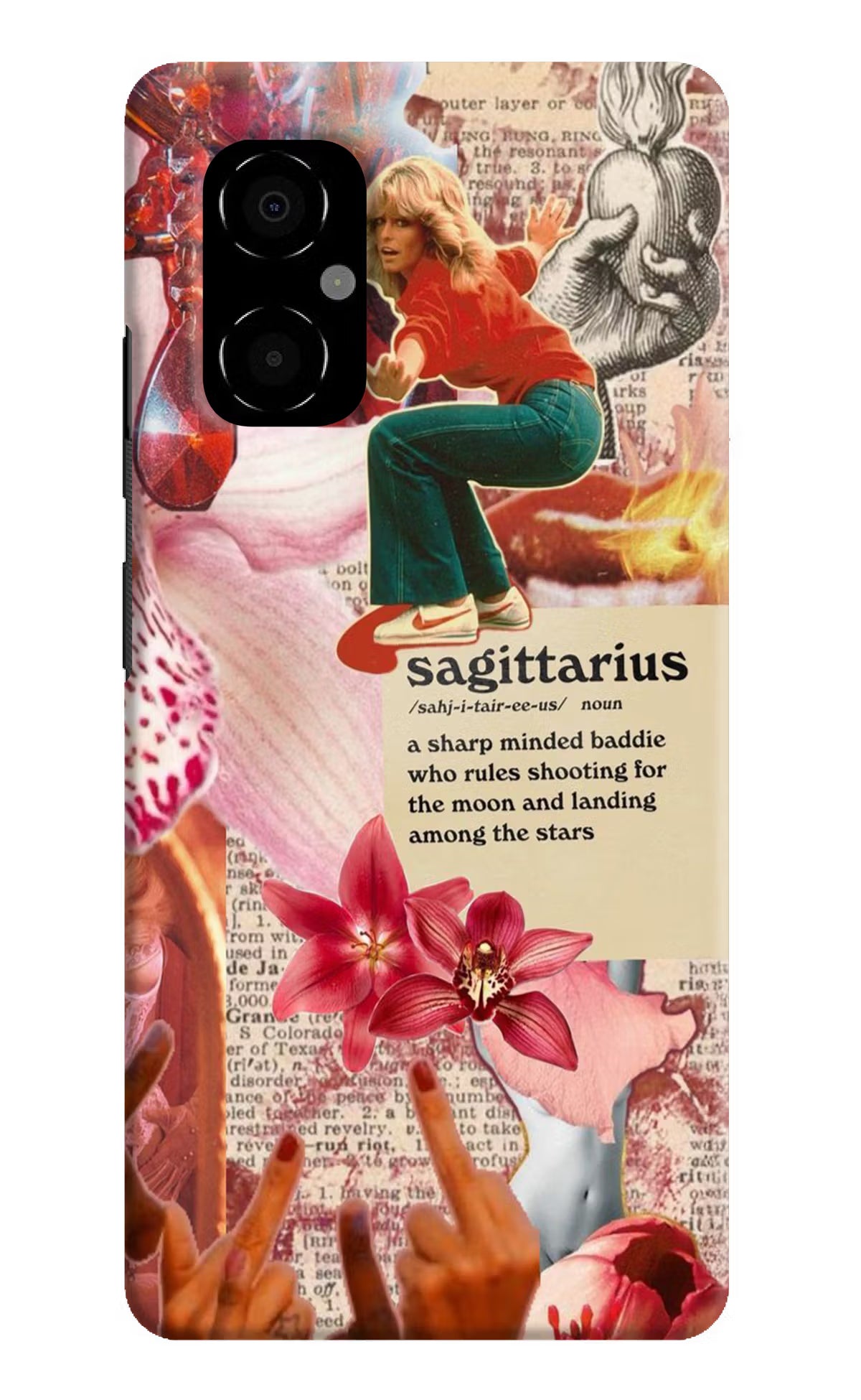 Sagittarius Zodiac Poco M4 5G Hard Case Back Cover by Casekaro