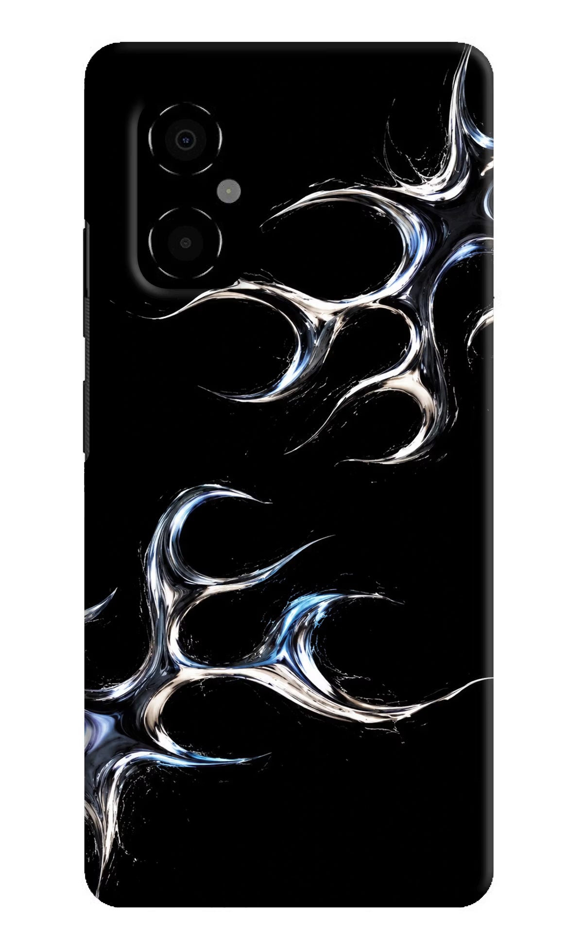 Chrome Tribal Poco M4 5G Hard Case Back Cover by Casekaro