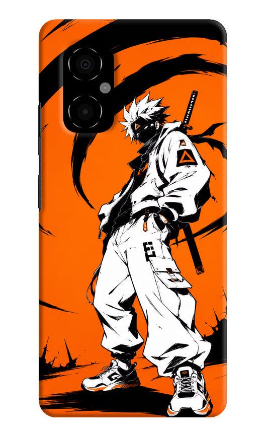 Street Samurai  Poco M4 5G Hard Case Back Cover by Casekaro