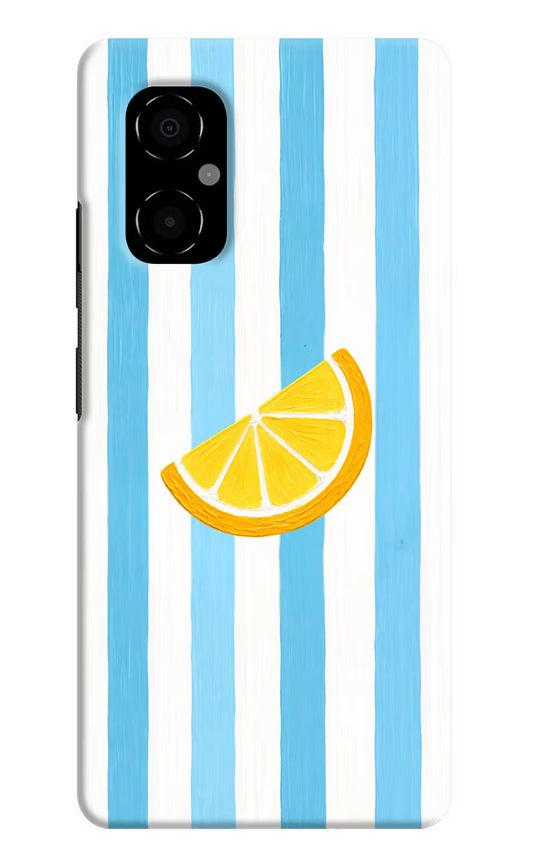 Summer Lemon Poco M4 5G Hard Case Back Cover by Casekaro